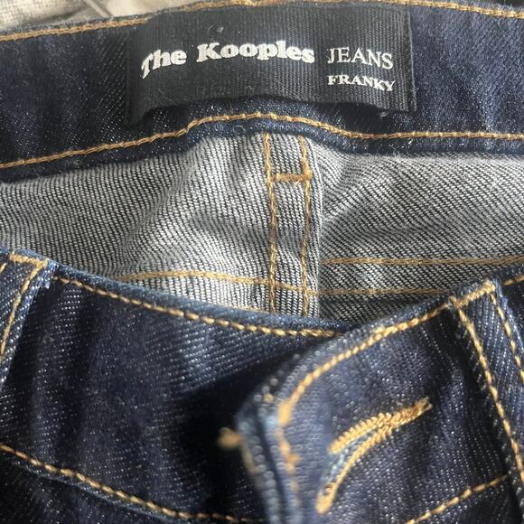 The Kooples Franky Skinny Jeans Womens 24 Dark Wash Stretch Cotton Denim - Picture 3 of 13
